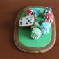 Gingerbread poker table