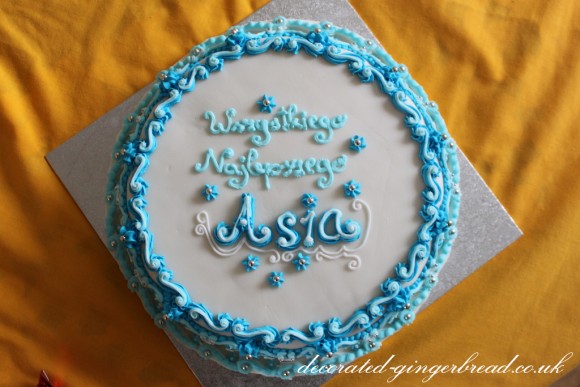 Blue cake