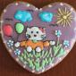 Gingerbread heart cookie