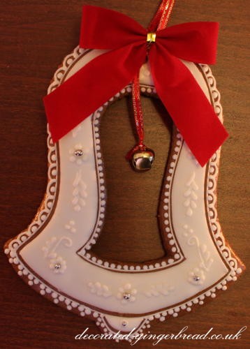 Handmade Christmas gingerbread bell