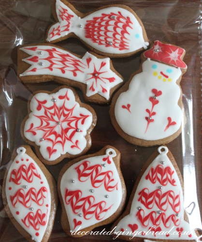 Handmade Christmas gingerbread 