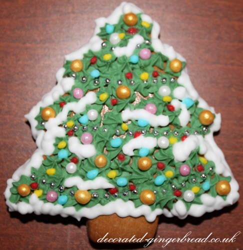 Handmade Christmas gingerbread biscuits