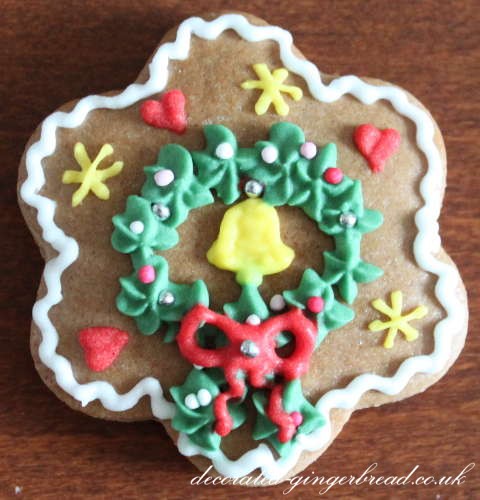 Handmade Christmas gingerbread biscuits