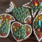 Handmade Christmas gingerbread cookies