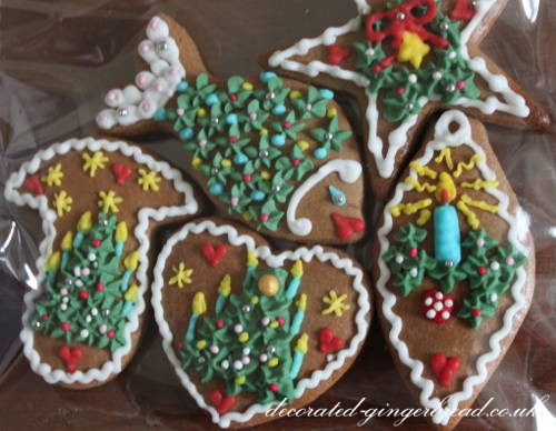 Handmade Christmas gingerbread cookies