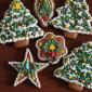 Handmade Christmas gingerbread decoration