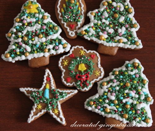 Handmade Christmas gingerbread decoration