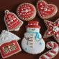 Handmade Christmas gingerbread decoration