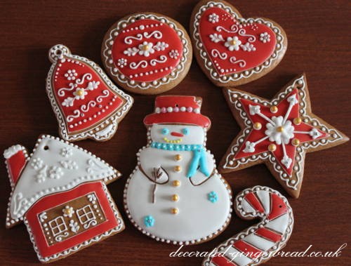 Handmade Christmas gingerbread decoration