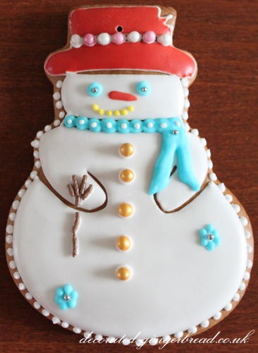 Handmade Christmas gingerbread decoration