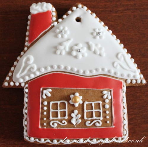 Handmade Christmas gingerbread decoration