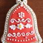 Handmade Christmas gingerbread decoration