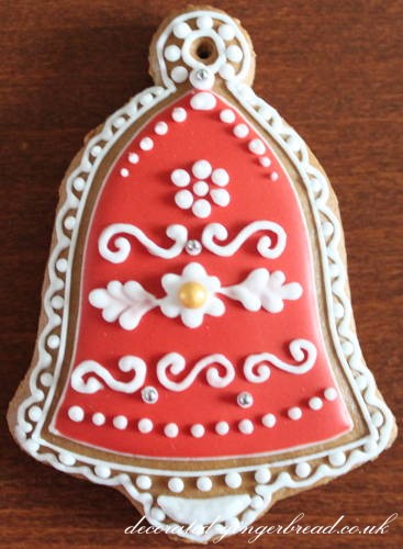 Handmade Christmas gingerbread decoration