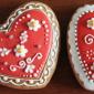 Handmade Christmas gingerbread decoration