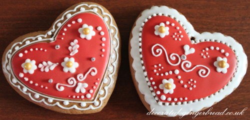 Handmade Christmas gingerbread decoration