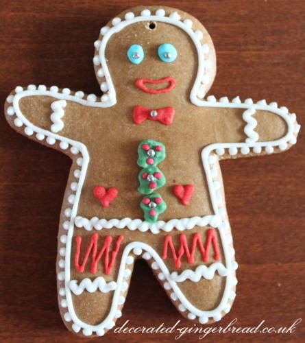 Handmade Christmas gingerbread man