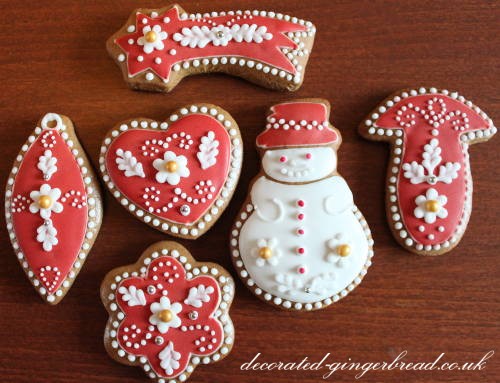 Handmade Christmas gingerbread decoration