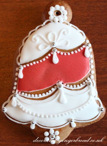 Handmade Christmas gingerbread decoration