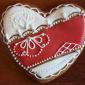 Handmade Christmas gingerbread decoration