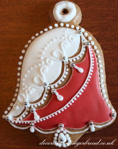 Handmade Christmas gingerbread decoration