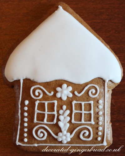 Handmade Christmas gingerbread decoration