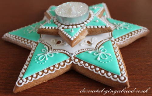 Handmade Christmas gingerbread decoration