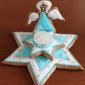 Handmade christmas gingerbread decoration