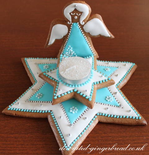 Handmade christmas gingerbread decoration