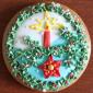 Christmas tree gingerbread decoration