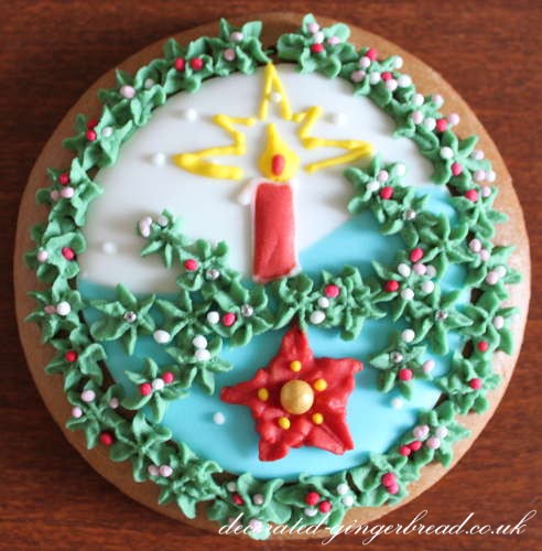 Christmas tree gingerbread decoration