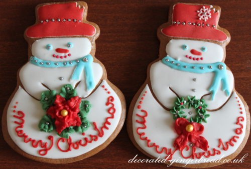 Christmas tree gingerbread decoration