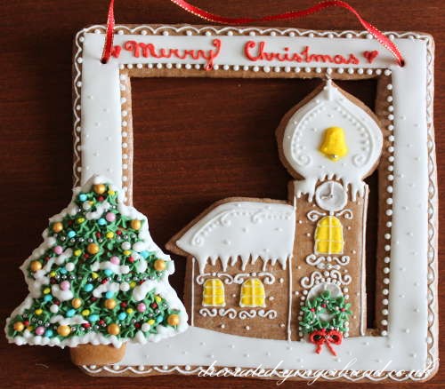 Picture made from gingerbread