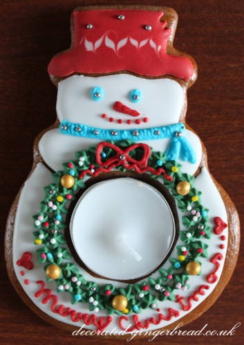 Christmas tree gingerbread decoration