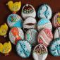 Decorated easter eggs