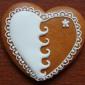 Edible wedding favour heart