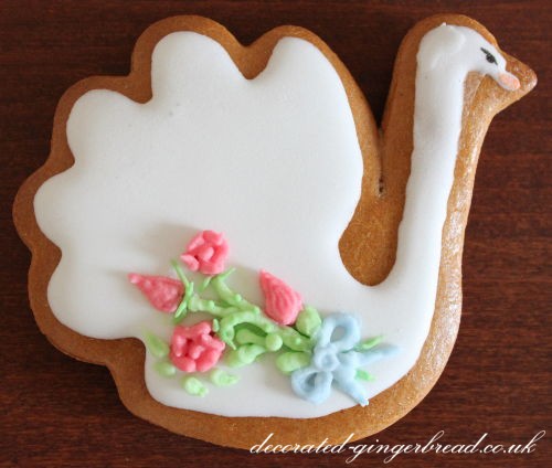 Cookie wedding favour swan