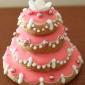 Wedding cake cookie favour