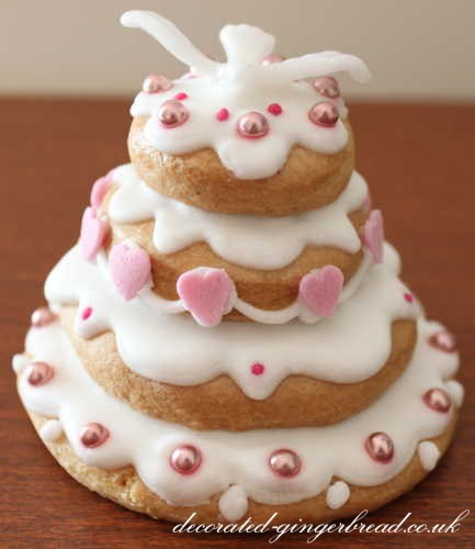 Wedding cake cookies