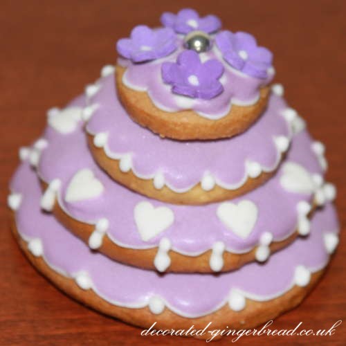 Wedding favour cake cookie