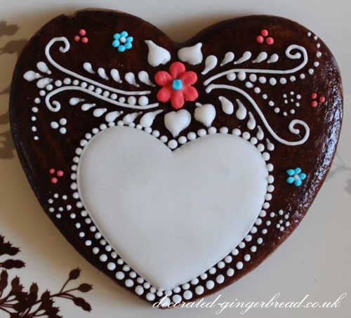 Wedding favour heart cookie