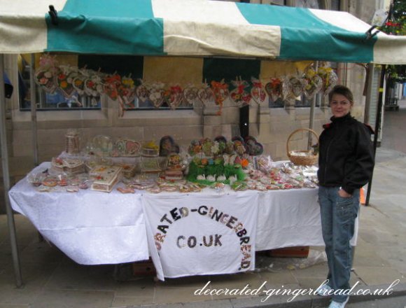 Oswestry Food Festival 2011 - Bohemian Decorated Gingerbread stall